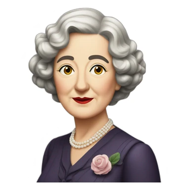 Agatha Christie sticker