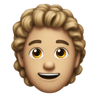 A nervous smile sticker