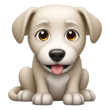 Dog with alligator tail sticker