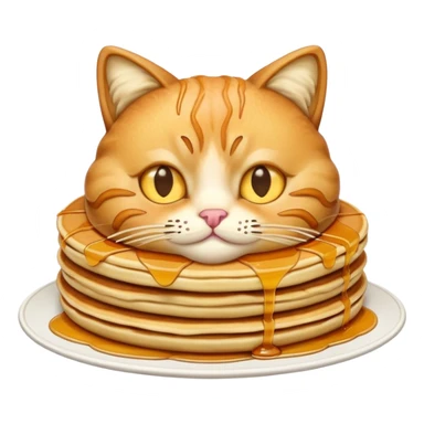 Pancake cat  sticker