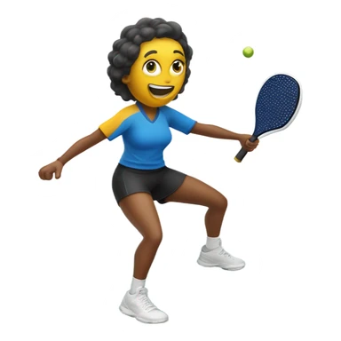 Pickleball player  sticker