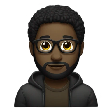 Damso with black bob sticker