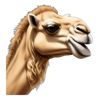 Loughing camel sticker