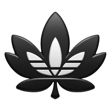 Adidas trefoil  sticker