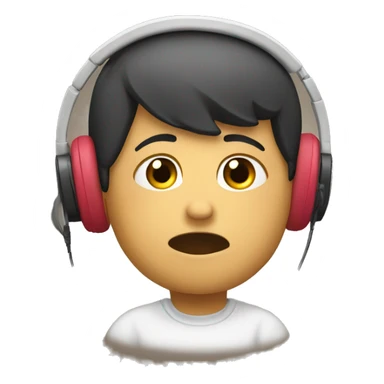 Persevering with earphone sticker