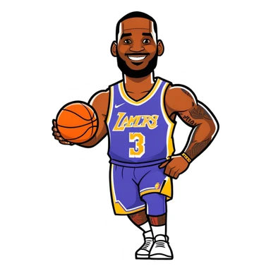 Lebron James sticker