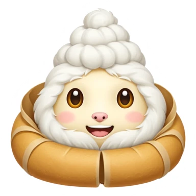 patishapta white color without plate under it sticker