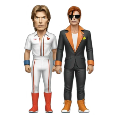 Nadal with david bowie sticker