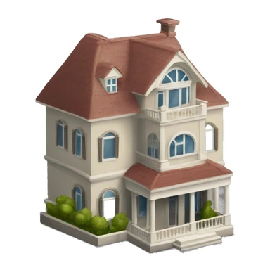 Exclusive Mansion hotel bird’s house sticker