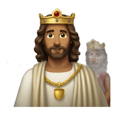 Jesus before King Herod sticker