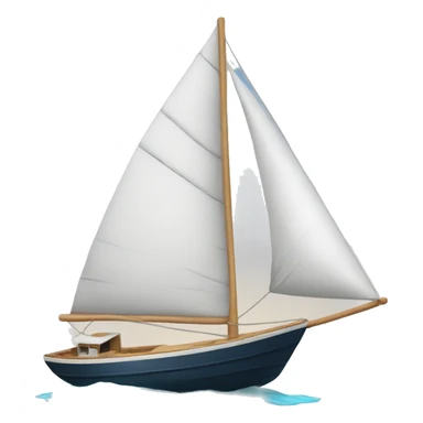 sailing boat sticker