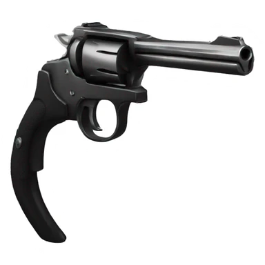 revolver black sticker