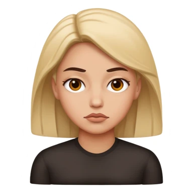 resting bitch face sticker