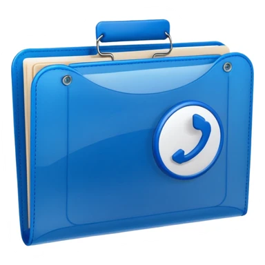 A translucent blue plastic folder with rounded corners, elastic string and button closure, soft matte finish, and a passport/travel symbol on the front. sticker