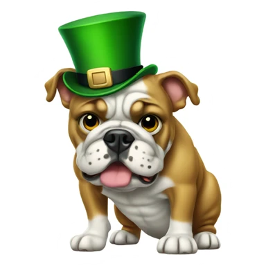 Lucky Irish Bulldog sticker