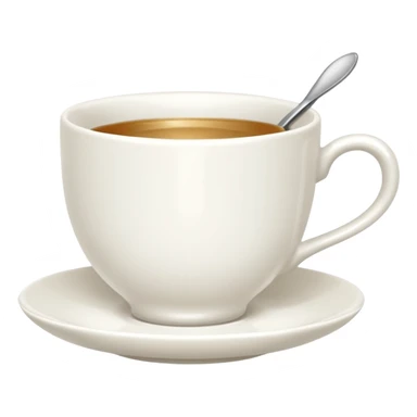 Te  taza blanca sticker