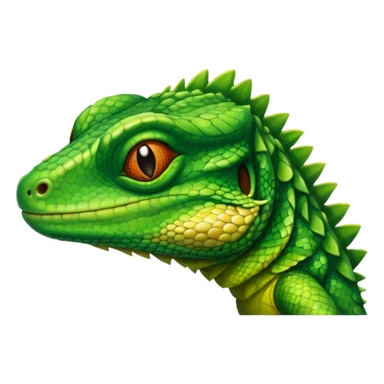 Lizard making a kissy face sticker
