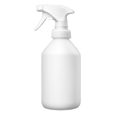 white spray bottle sticker