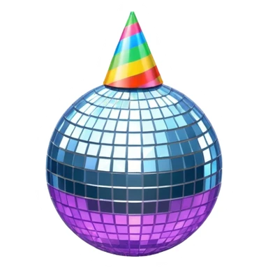 Disco Birthday Ball sticker