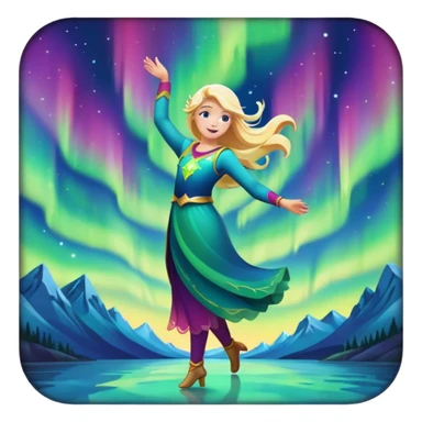 only northern lights sticker