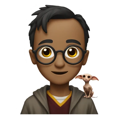 Harry Potter with Dobby  sticker
