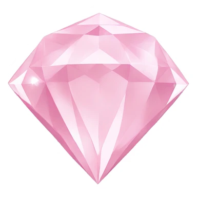 Pastel pink diamond  sticker