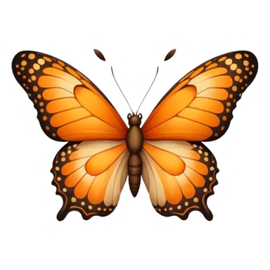 butterfly with leo print on the wings sticker