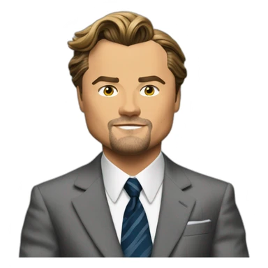 Leonardo DiCaprio in 'The Wolf of Wall Street' during the 'Sell Me This Pen' scene sticker