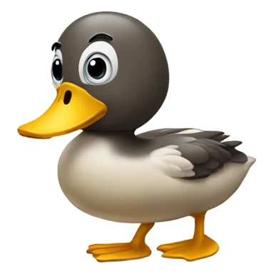 patitos nadando sticker