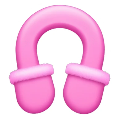 fuzzy pink handcuffs sticker
