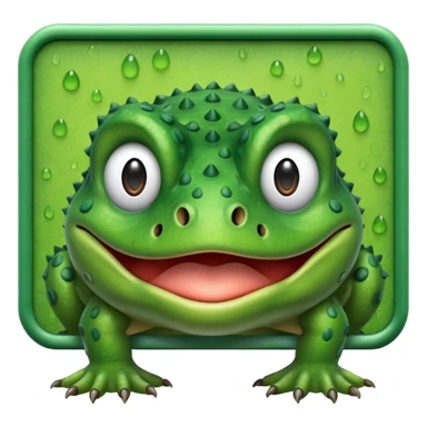 bufo on a billboard sticker