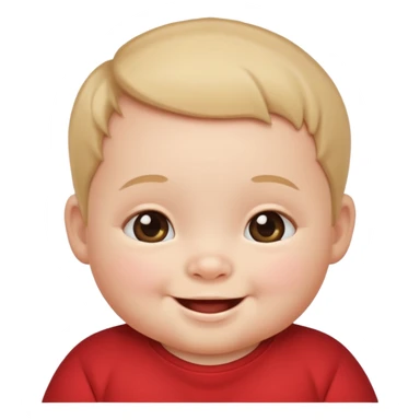 A cute little baby sticker