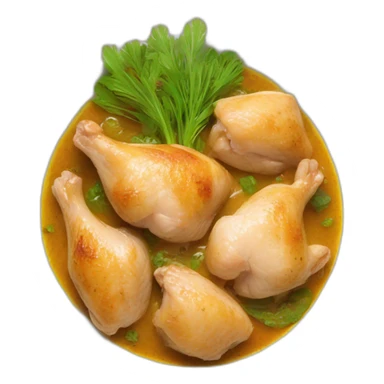 plat poulet yassa sticker