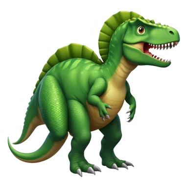 Dinosaur with human hands sticker