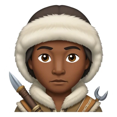 Inuit hunter sticker