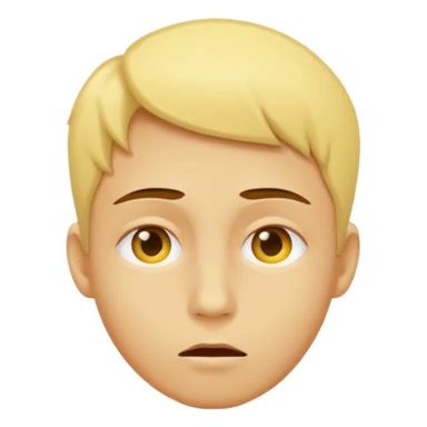 Tête jaune, soupire sticker