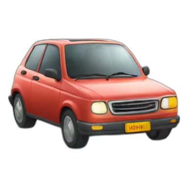 Chat qui conduit une voiture sticker