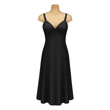 rack black dress sticker