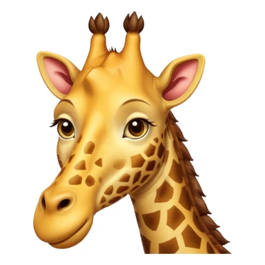 create a emoji of a stoned giraffe sticker