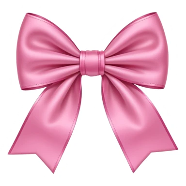 pink preppy bow sticker