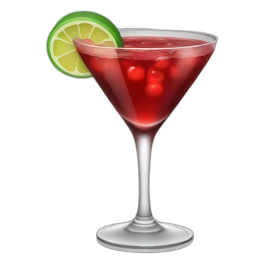 black and red drink sticker