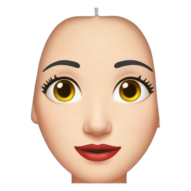 Angela white sticker