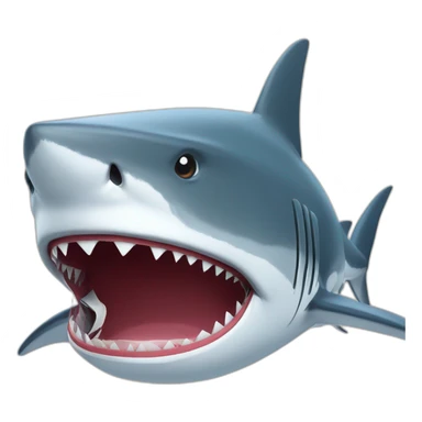 Shark with air jordan sticker