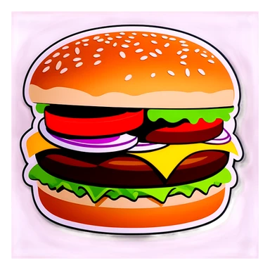 Burgers  sticker