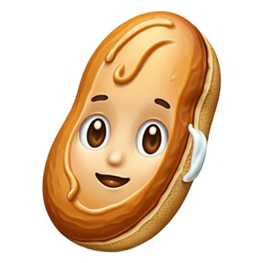 Peanut in caramel sticker