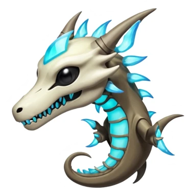 Shiny Bioluminescent Glowing Ethereal Eldritch Marowak-Duskull-Darkdramon-fusion sticker