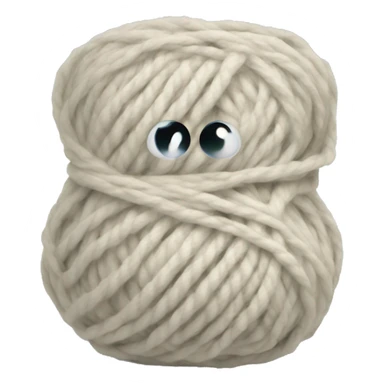 Soft yarn sticker