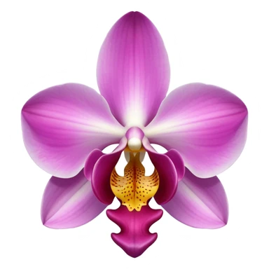 Orchid flower emoji sticker