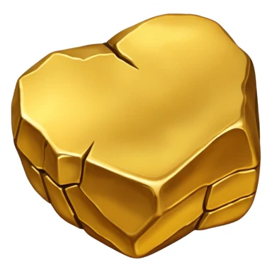 gold nugget sticker