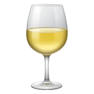 glass of white wine  sticker
